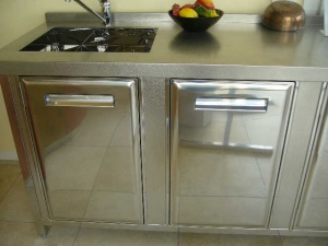Piani cucina inox